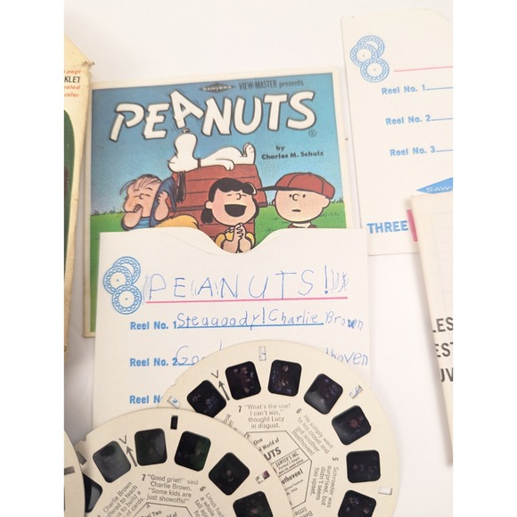 Color gaf B536 The‎ Wonderful World of Peanuts Snoopy view-master 3 Reels Packet - Picture 3 of 7